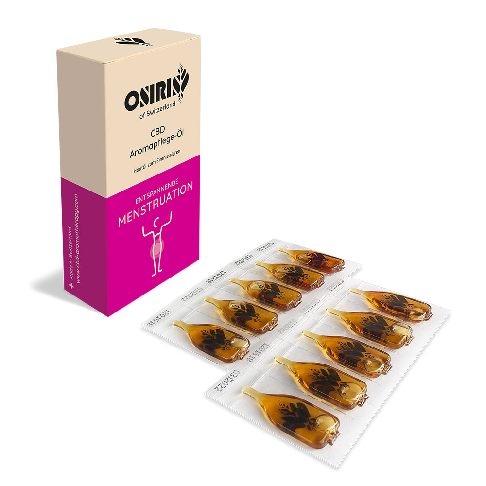 Osiris Entspannende Menstruation - Pflegeöl - 10 x 1ml - CBD