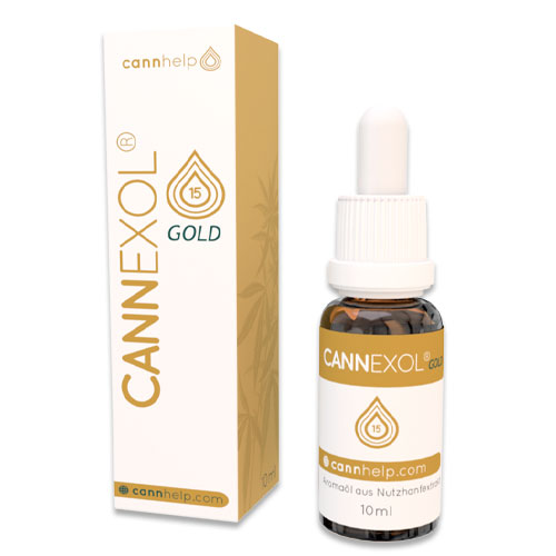 Cannhelp Cannexol Gold 15 % - 10ml - 1500mg Aroma Öl
